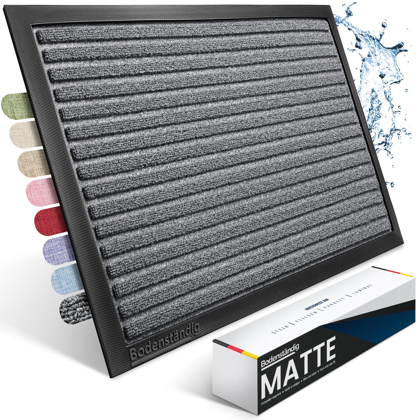 Bodenständig Fußmatte außen - extrem rutschfest & langlebig