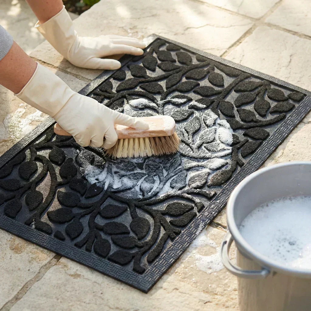 Fußmatte per Hand reinigen – Schonende Tipps & Techniken
