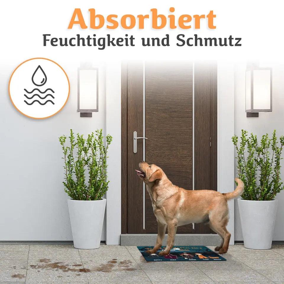(AUSVERKAUFT) Personalisierbare Halloween Fußmatte