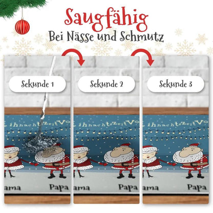 Personalisierbare Weihnachten Fußmatte
