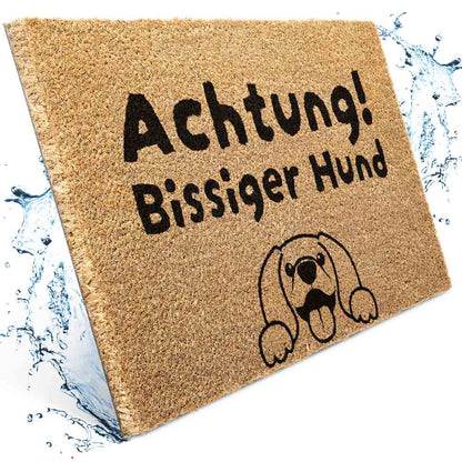 Kokosfußmatte mit witzigem Motiv