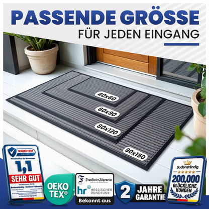 Fußmatte außen & innen rutschfest – saugstarker Fußabtreter – Bild 27