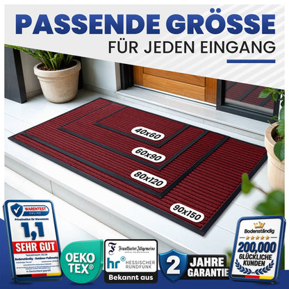 Fußmatte außen & innen rutschfest – saugstarker Fußabtreter – Bild 55