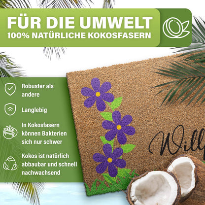 Kokos Fußmatte außen – wetterfeste Kokosmatte in vielen Motiven – Bild 12