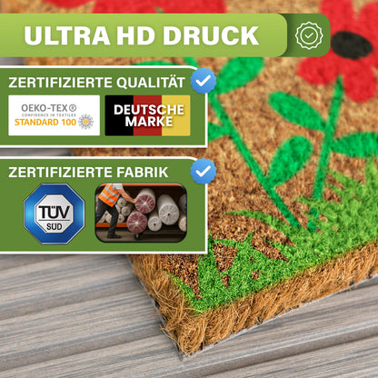 Kokos Fußmatte außen – wetterfeste Kokosmatte in vielen Motiven – Bild 35