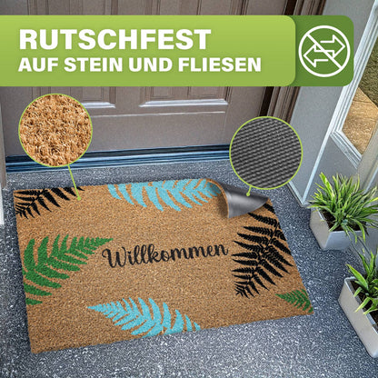Kokos Fußmatte außen – wetterfeste Kokosmatte in vielen Motiven – Bild 44