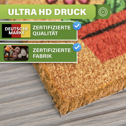 Kokos Fußmatte außen – wetterfeste Kokosmatte in vielen Motiven – Bild 57