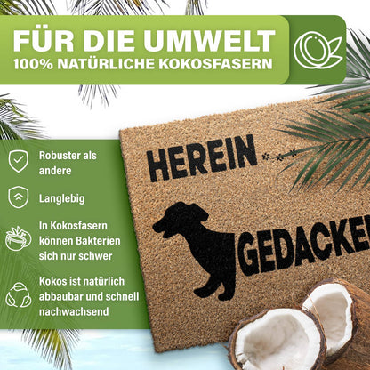 Kokos Fußmatte außen – wetterfeste Kokosmatte in vielen Motiven – Bild 63