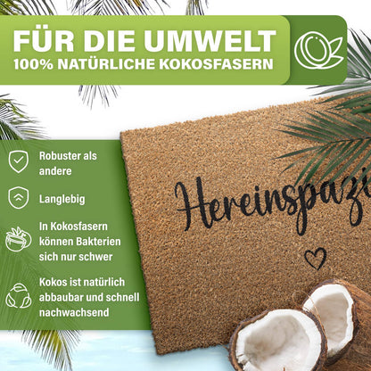 Kokos Fußmatte außen – wetterfeste Kokosmatte in vielen Motiven – Bild 71