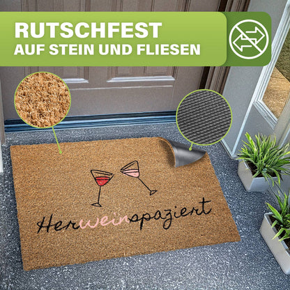Kokos Fußmatte außen – wetterfeste Kokosmatte in vielen Motiven – Bild 81