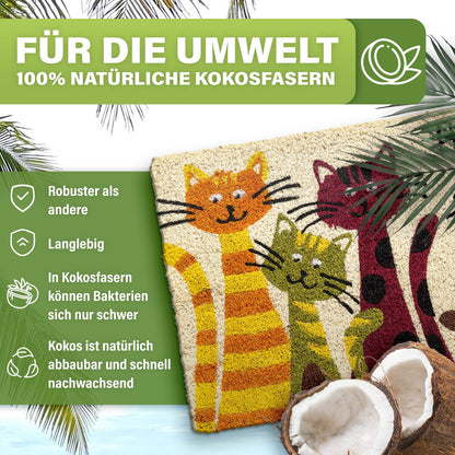 Kokos Fußmatte außen – wetterfeste Kokosmatte in vielen Motiven – Bild 106