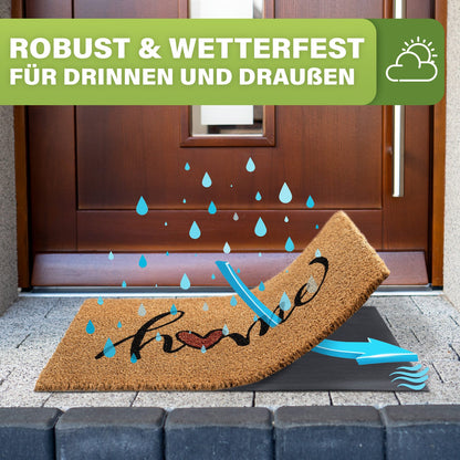 Kokos Fußmatte außen – wetterfeste Kokosmatte in vielen Motiven – Bild 115