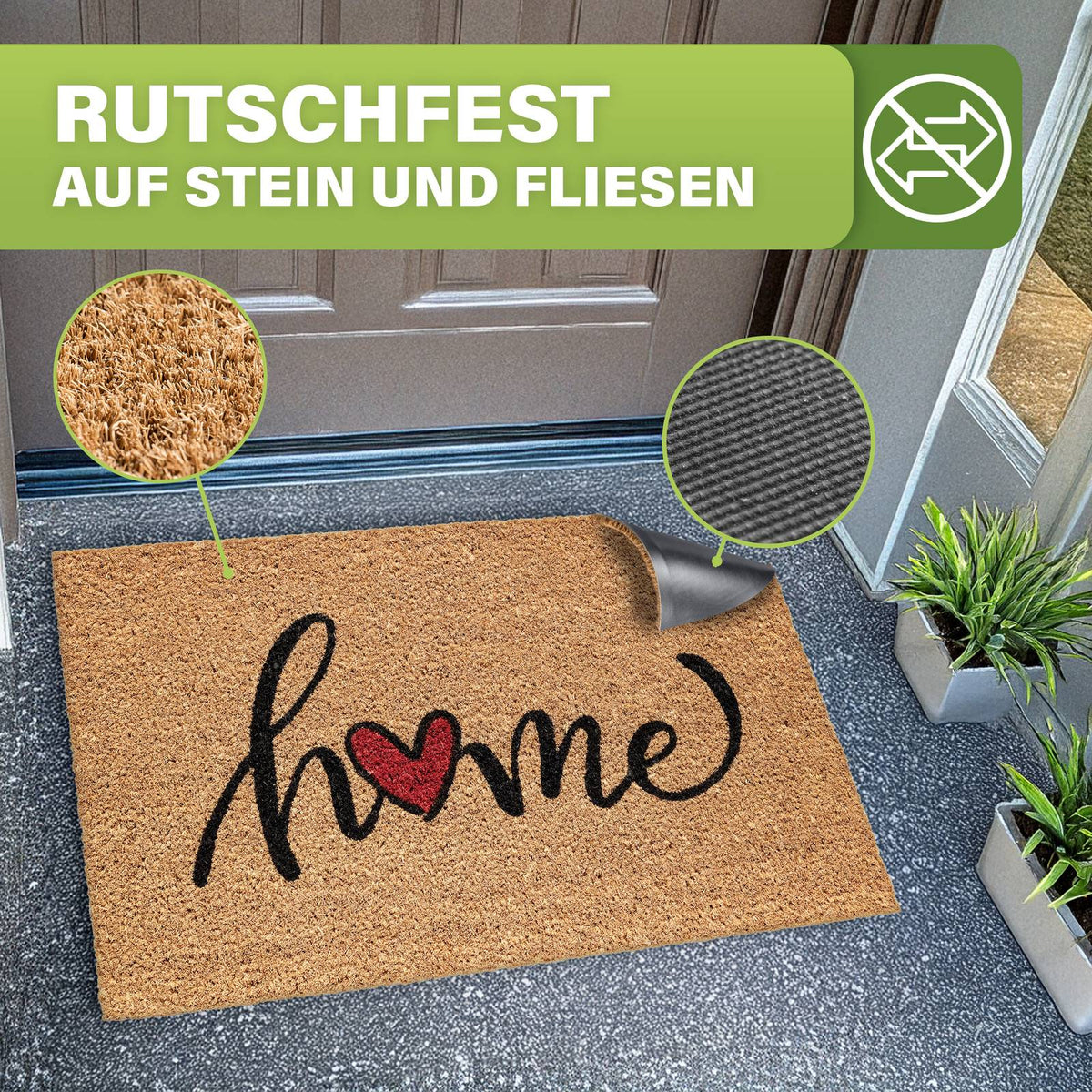 Kokos Fußmatte außen – wetterfeste Kokosmatte in vielen Motiven – Bild 116