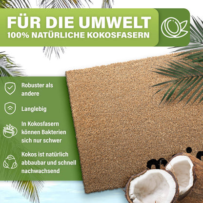 Kokos Fußmatte außen – wetterfeste Kokosmatte in vielen Motiven – Bild 149