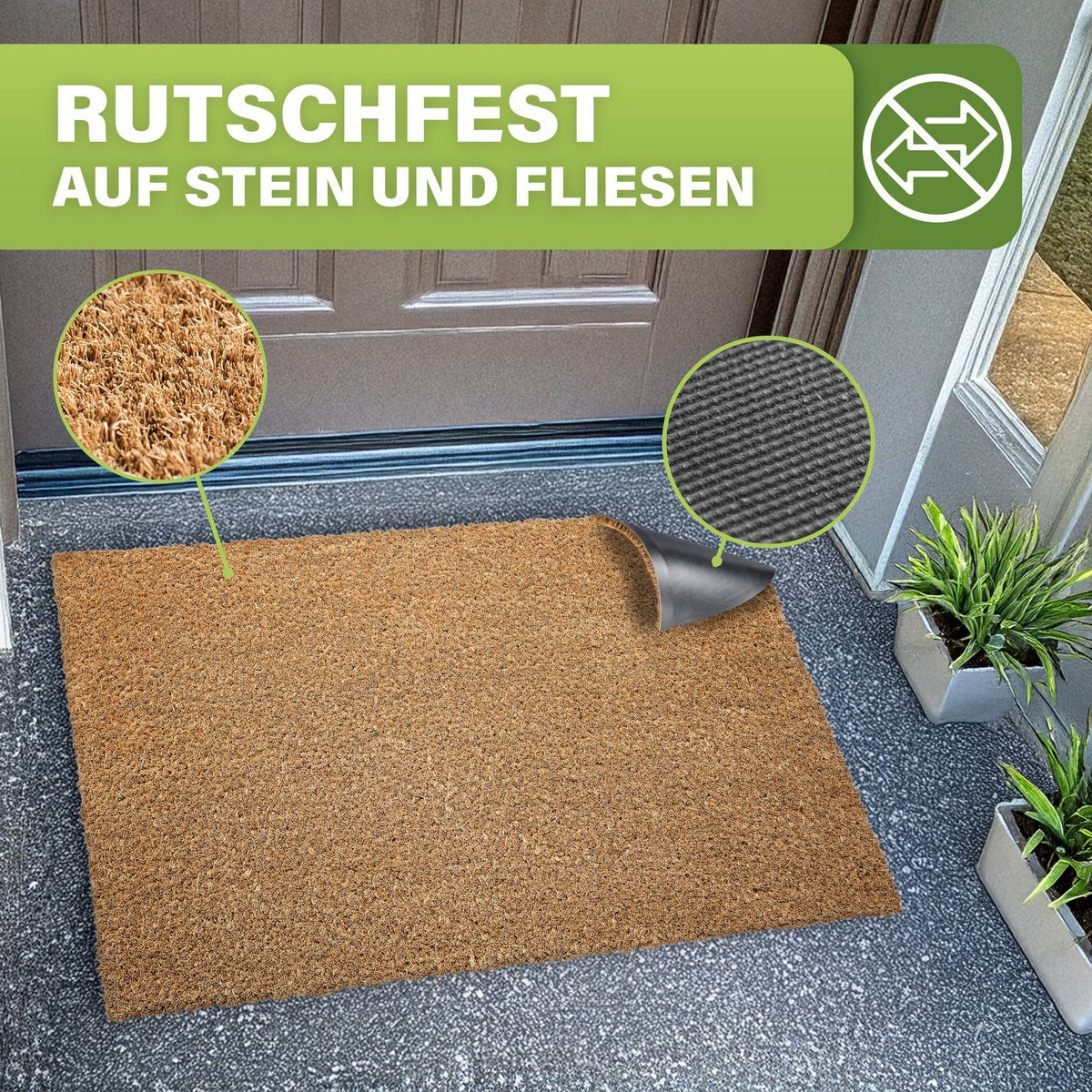 Kokos Fußmatte außen – wetterfeste Kokosmatte in vielen Motiven – Bild 159