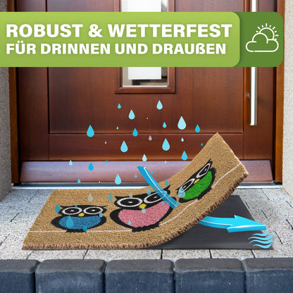 Kokos Fußmatte außen – wetterfeste Kokosmatte in vielen Motiven – Bild 165