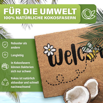 Kokos Fußmatte außen – wetterfeste Kokosmatte in vielen Motiven – Bild 170