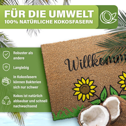 Kokos Fußmatte außen – wetterfeste Kokosmatte in vielen Motiven – Bild 183