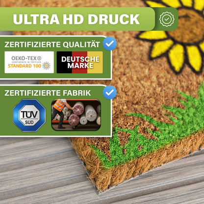 Kokos Fußmatte außen – wetterfeste Kokosmatte in vielen Motiven – Bild 184