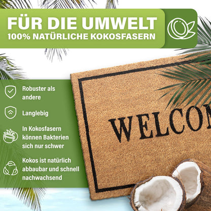 Kokos Fußmatte außen – wetterfeste Kokosmatte in vielen Motiven – Bild 197