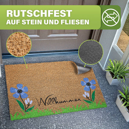 Kokos Fußmatte außen – wetterfeste Kokosmatte in vielen Motiven – Bild 228