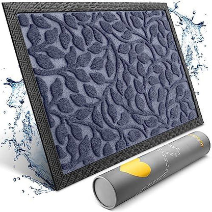 Die Fußmatte mit wasserabweisender Oberfläche wird gerollt geliefert und eignet sich ideal für den Eingangsbereich.